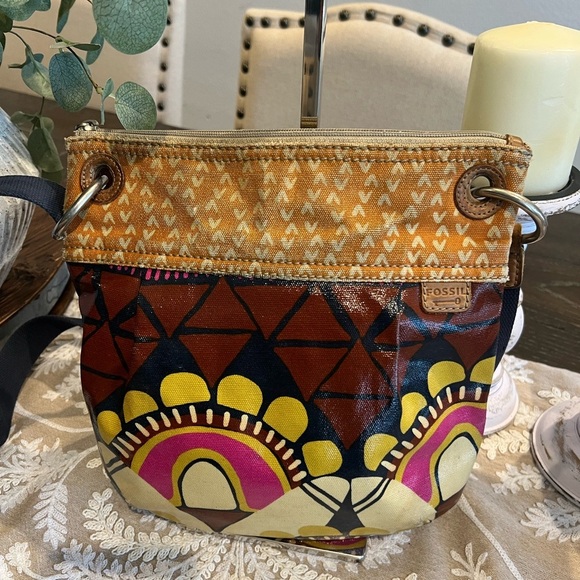 Fossil Crossbody Adjustable Strap in Multi-Color Pattern - Picture 2 of 6